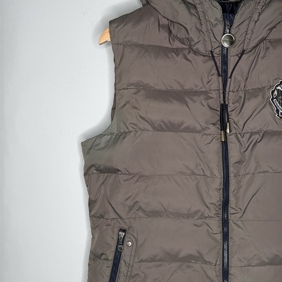 Pikeur Rubica Women's Equestrian Down Vest w/Hood in Size 42 (US 14) Brown - Picture 5 of 10